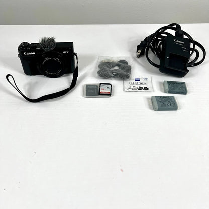 Canon PowerShot G7 X Mark II 20.1MP Compact Digital Camera 2 Batteries + Charger