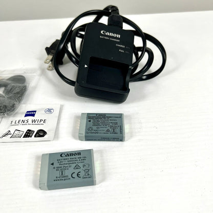 Canon PowerShot G7 X Mark II 20.1MP Compact Digital Camera 2 Batteries + Charger