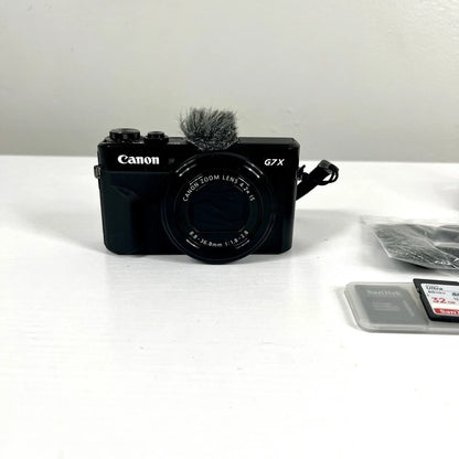 Canon PowerShot G7 X Mark II 20.1MP Compact Digital Camera 2 Batteries + Charger